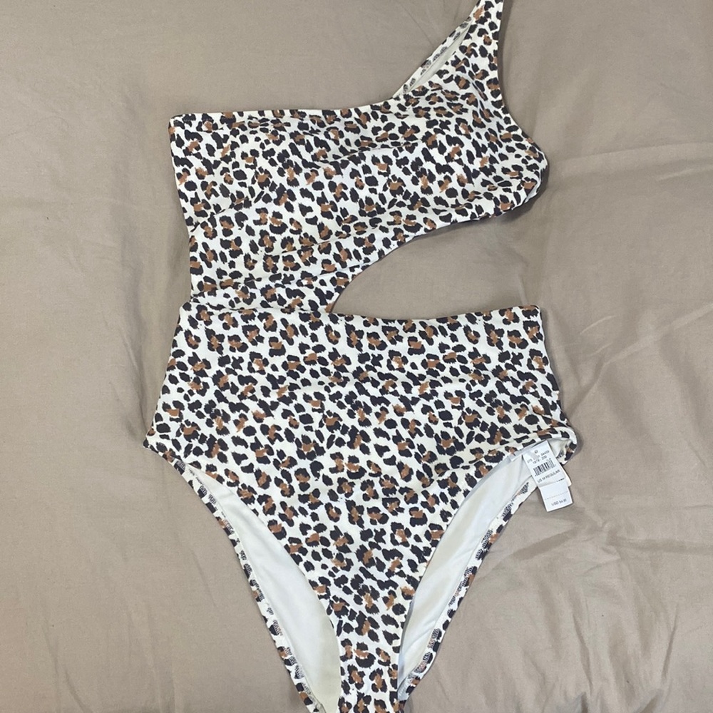 Aerie One Shoulder Cheeky Bathing Suit